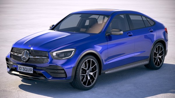 3d Mercedes Benz Glc Coupe Model Turbosquid