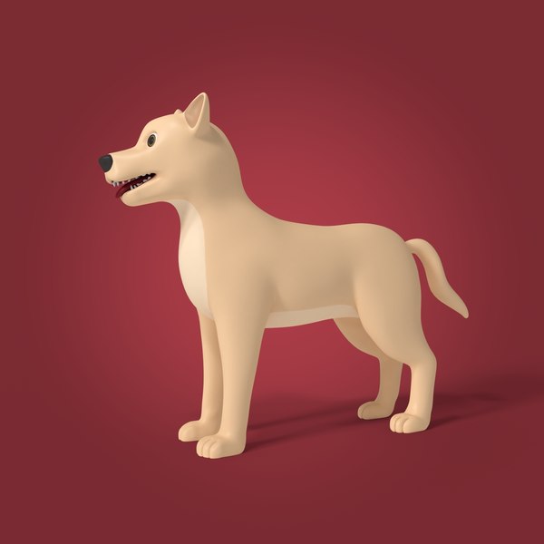 漫画の犬3dモデル Turbosquid 1295397