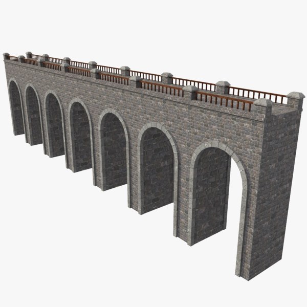 3d Stone Bridge Turbosquid