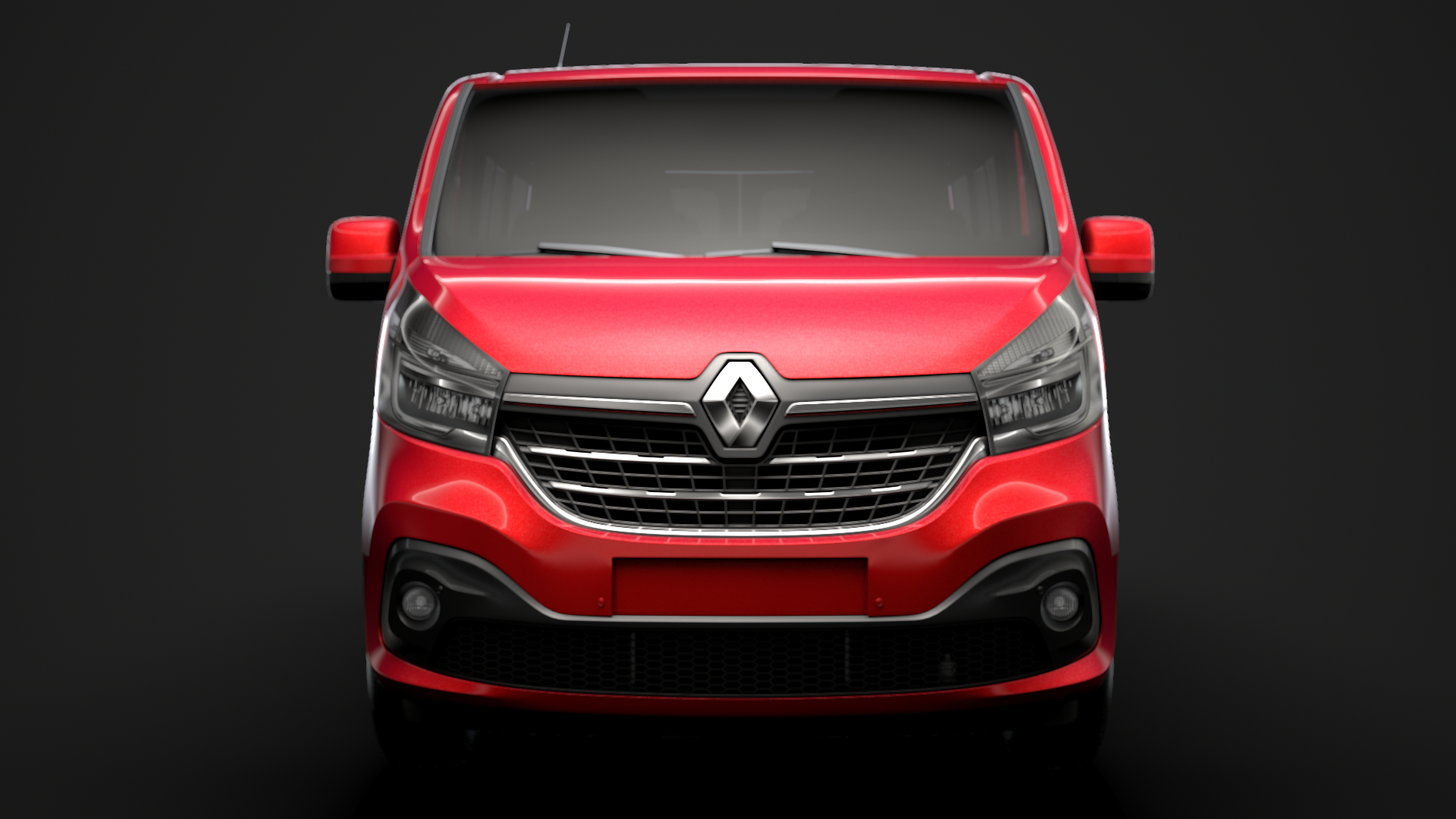 雷诺trafic minibus 20193d模型