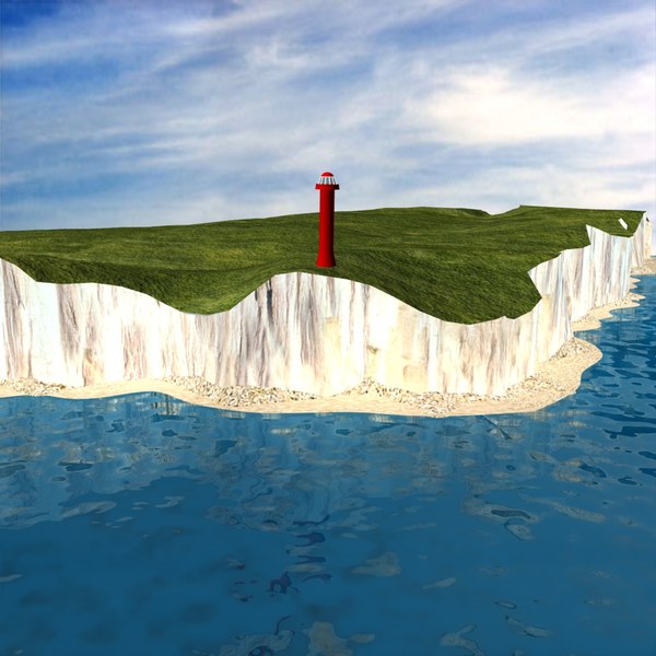 british coastline 3d model