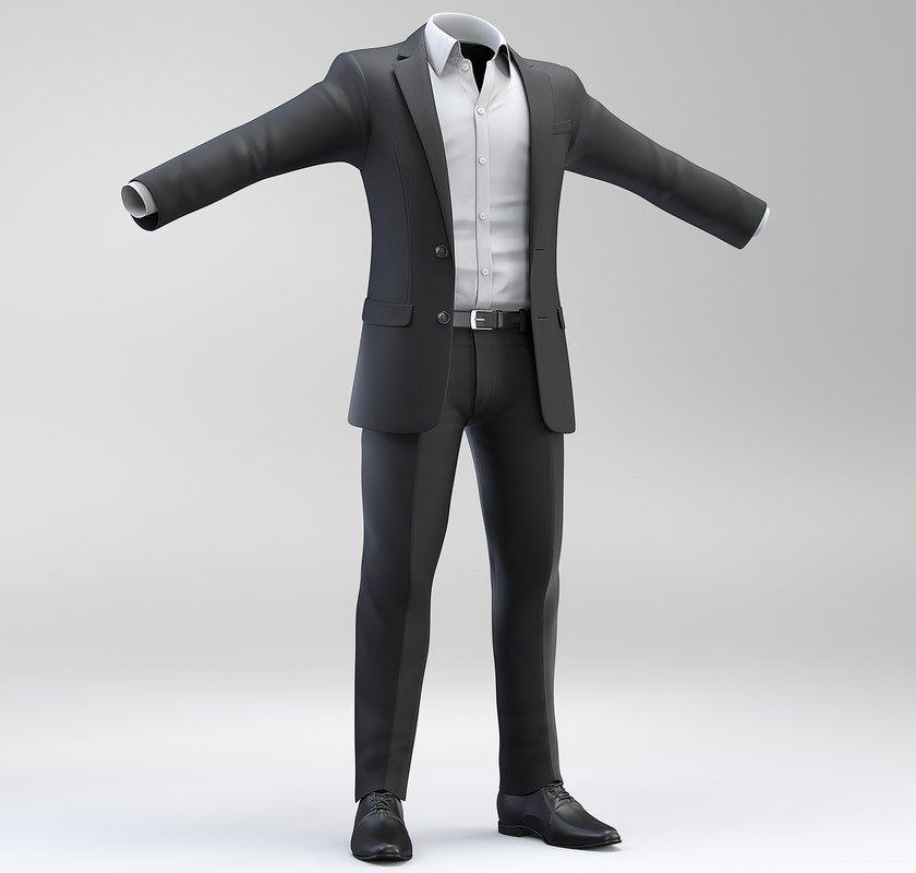 man in suit blender model free