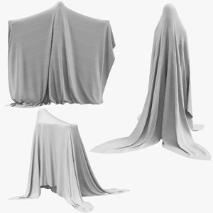 real ghosts poses 3D model