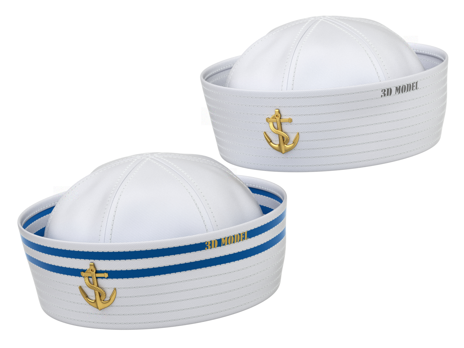 Hat sailor 3D model - TurboSquid 1440891