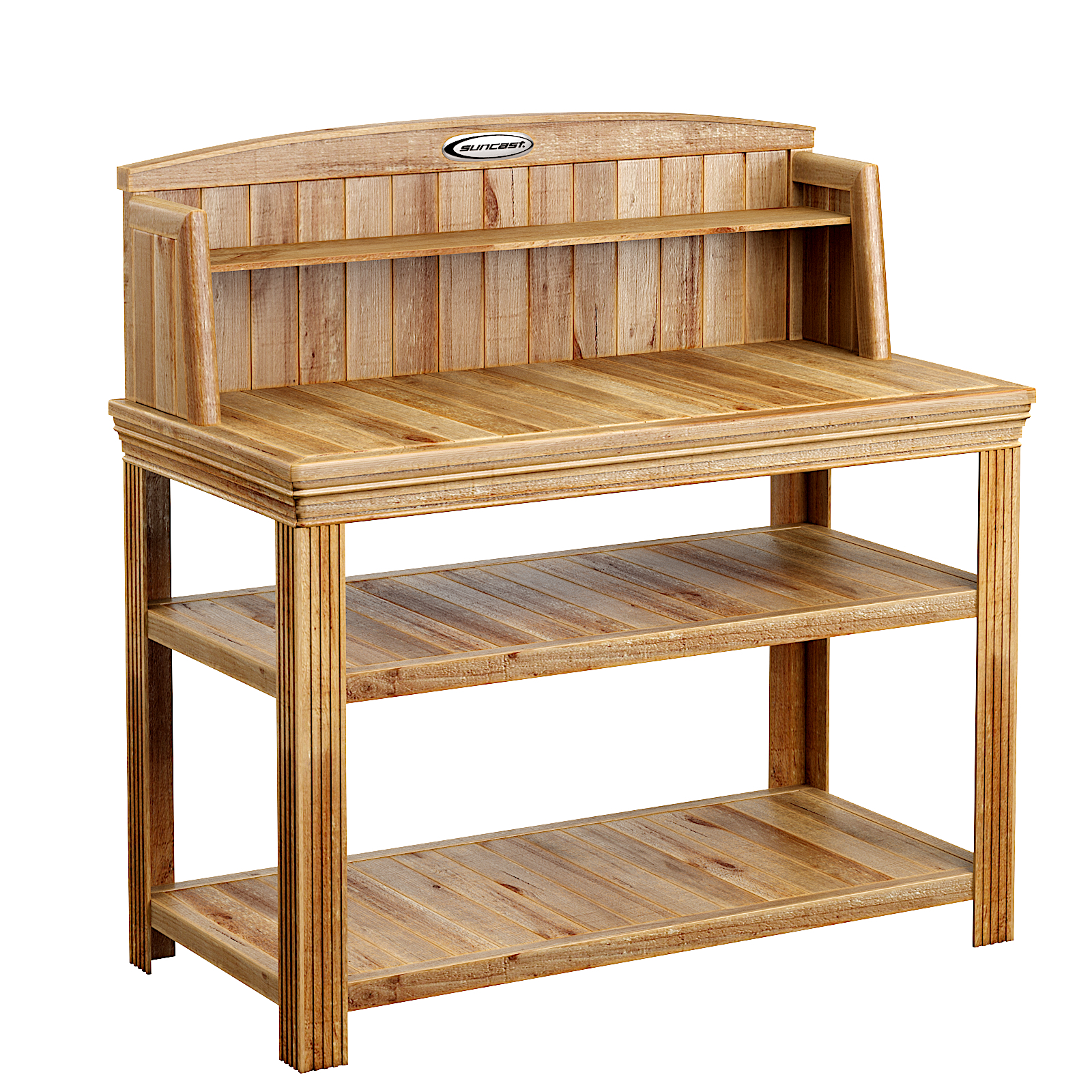 Cedar Potting Bench 3d Model Turbosquid 1440972