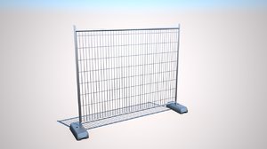 wire fence 3D model