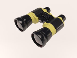 binoculars 3D model