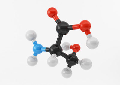 serine structure 3D