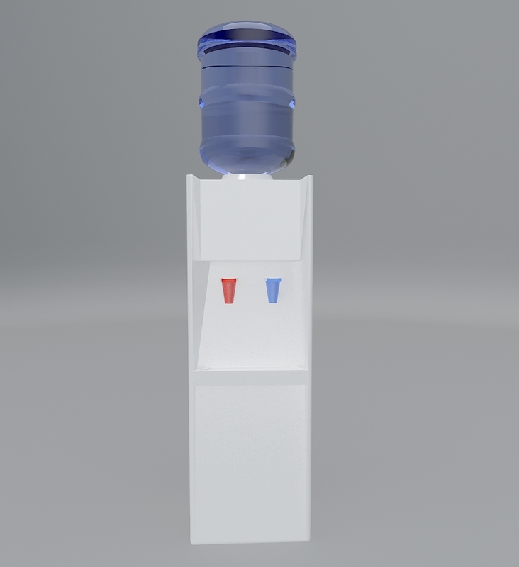Water dispenser carboy su 3D model TurboSquid 1441326
