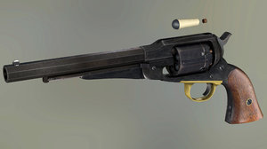 3D remington 1858 model
