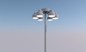 street lamp light streetlamp 3D model
