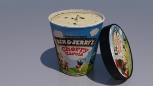 cherry garcia ice cream 3D