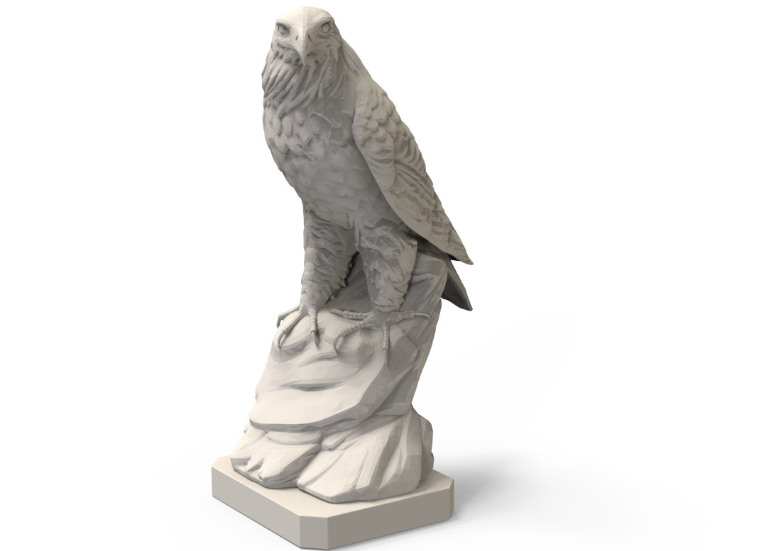 3D sculpture bird sculpt model TurboSquid 1441814