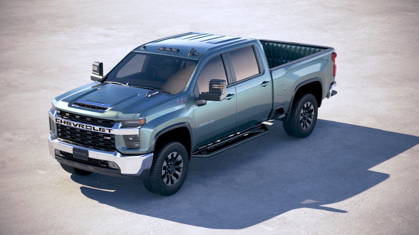 3D chevrolet silverado 2500hd - TurboSquid 1433536