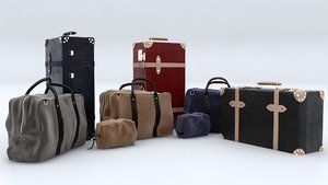 3D suitcase bag case