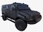 3D model pit-bull vx truck black