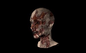 zombie face 3D model