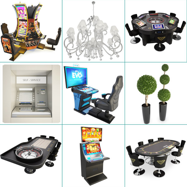 casino machine lights set model