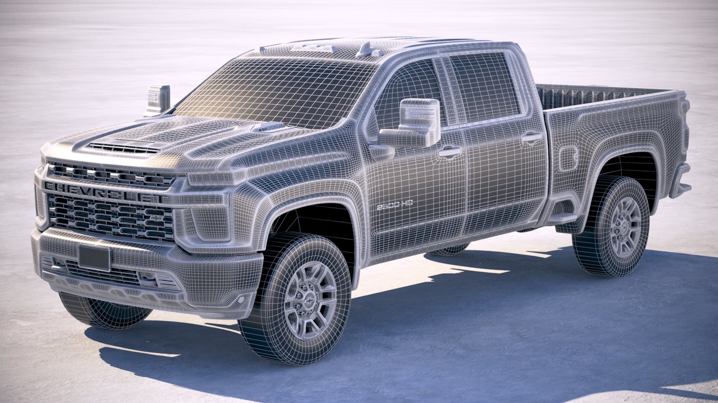 Chevrolet silverado 2500hd 3D model - TurboSquid 1430962