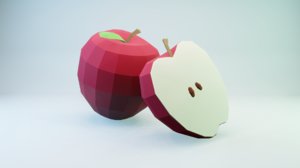 red apple - model