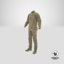 realistic military uniform boots 3D model