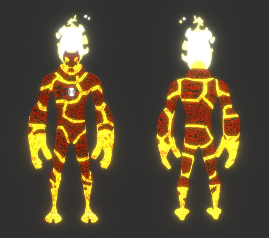 3D model heatblast ben 10 TurboSquid 1263456