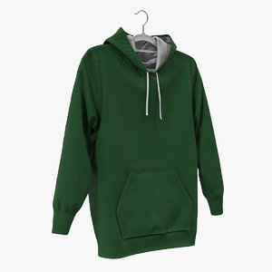 green hoodie 3D