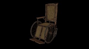 vintage wheelchair model