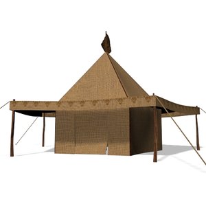 arabian tent 3D model