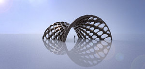 canopy structure perforations 3D