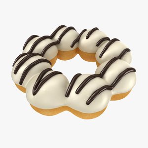 realistic pon ring donut model