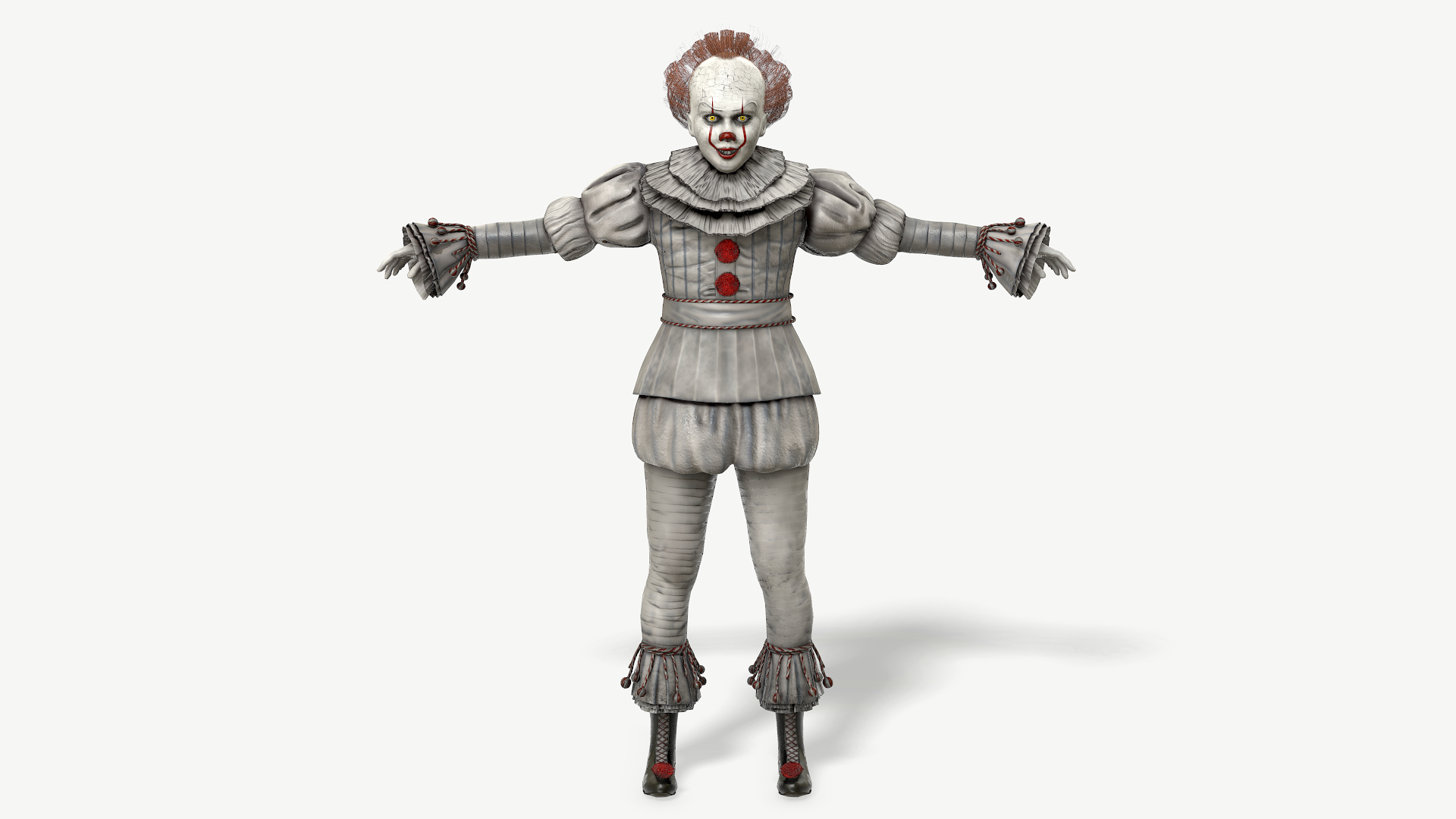 Мод clown. ПЕННИВАЙЗ 3д модель. Pennywise Mr MIME 3d модель. ПЕННИВАЙЗ костюм Мем на белом фоне.