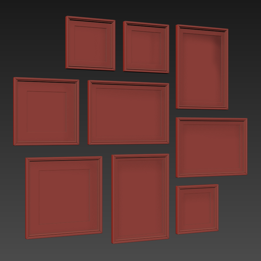 相框设置-1083d模型