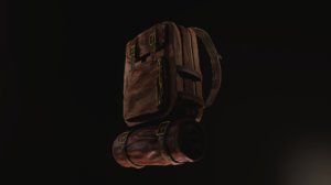 backpack pbr contains 3D model