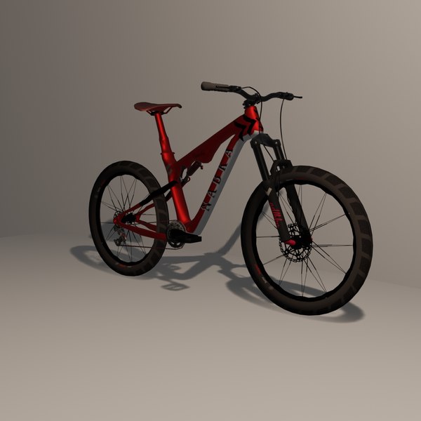 越野自行车3d模型