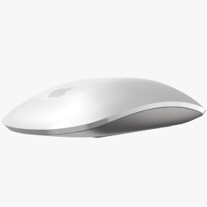 real apple mouse 3D model