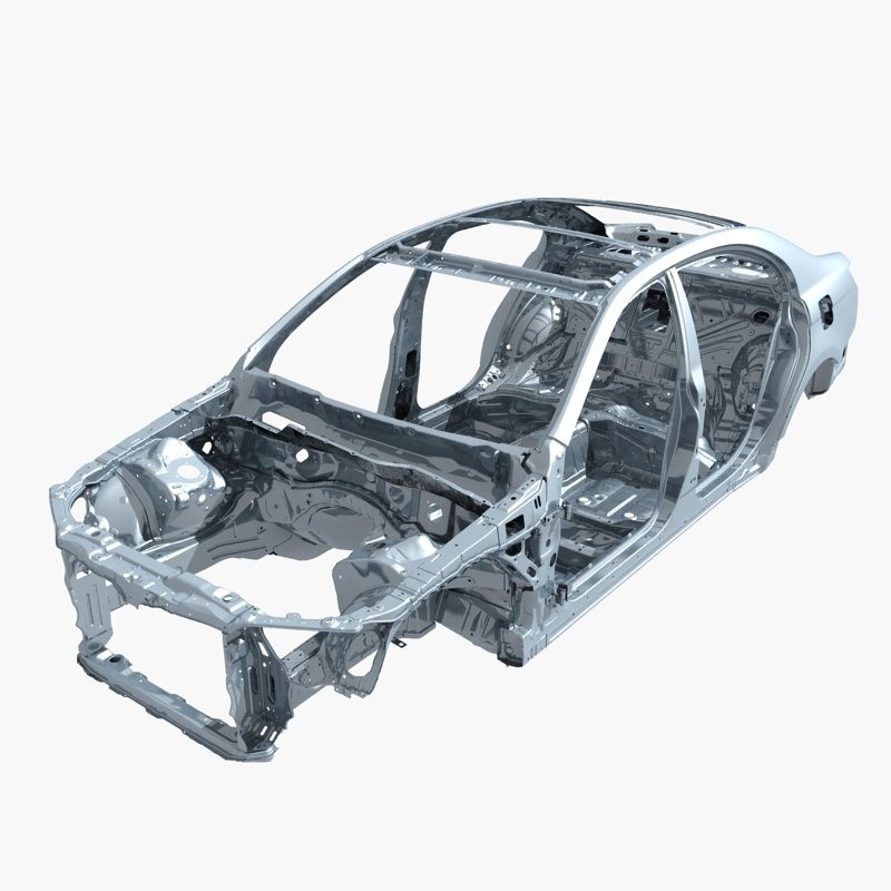 3D car frame - TurboSquid 1442782