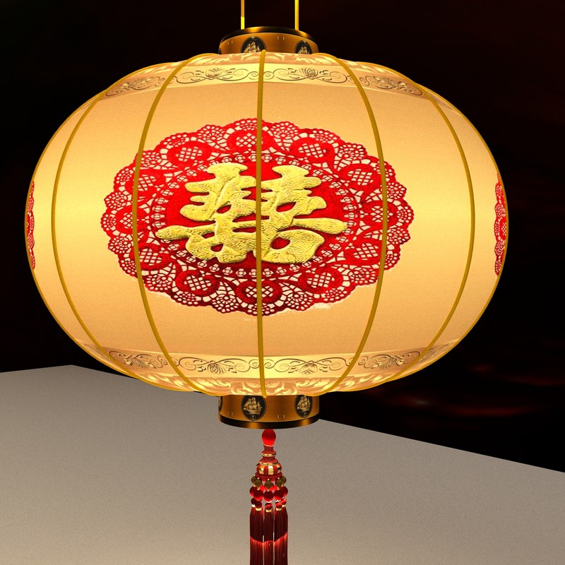 3D chinese red lantern - TurboSquid 1442812