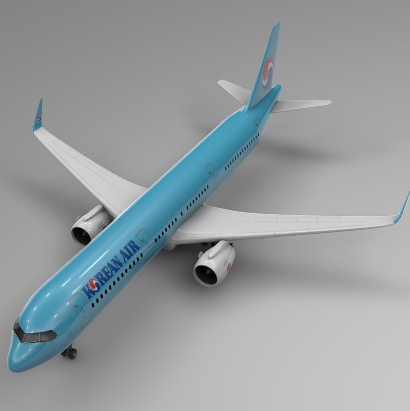 3D model airbus a321 neo korean - TurboSquid 1443159