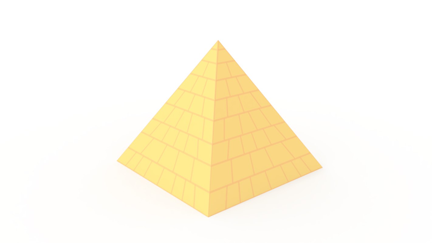 Pyramid 3D model - TurboSquid 1442974