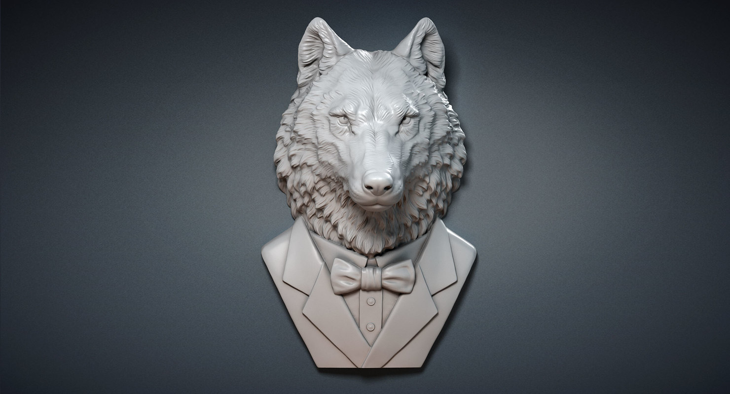 3d Model Wolf Gentleman Fantasy Character - Turbosquid 1443019