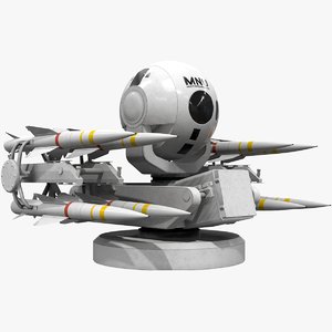 3D missile rapier model