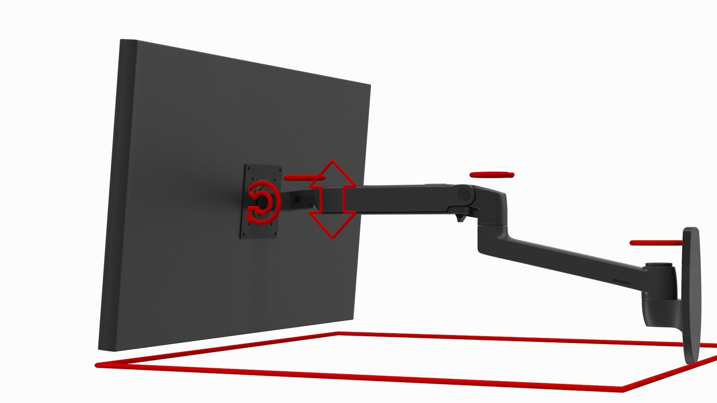 3D model mount monitor arm generic - TurboSquid 1443412