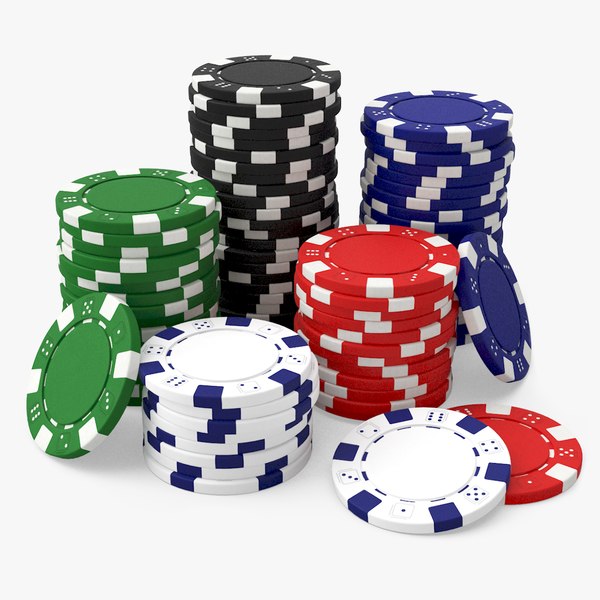 3D custom poker chips - TurboSquid 1321316