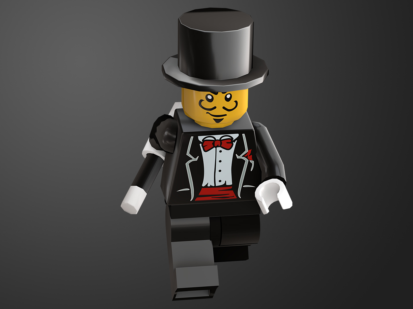 3D rigged ready magician lego character model - TurboSquid 1443290