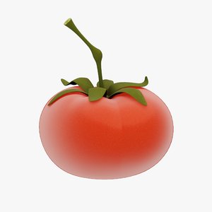 cartoon tomato 3D