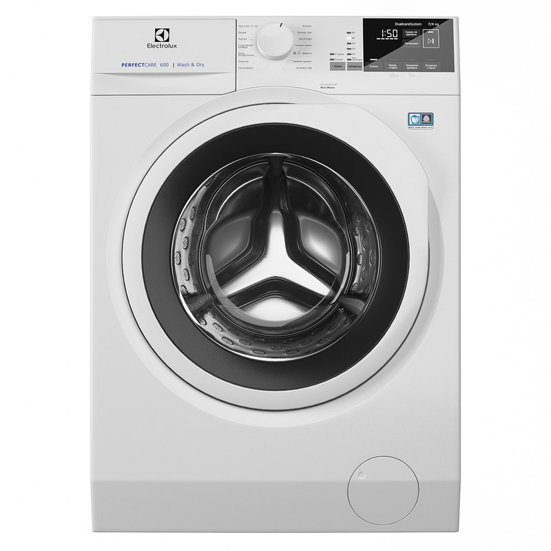 Wash electrolux ew7wr447w 3D model - TurboSquid 1443326