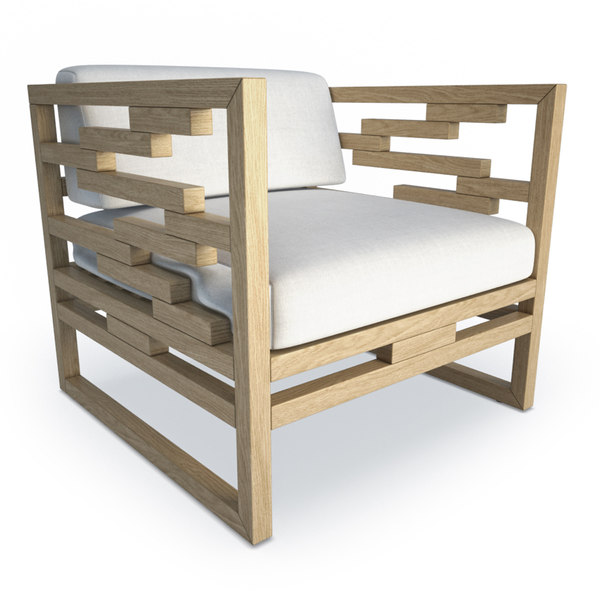 3d Kontiki Wooden Outdoor Furniture Model Turbosquid 1443411