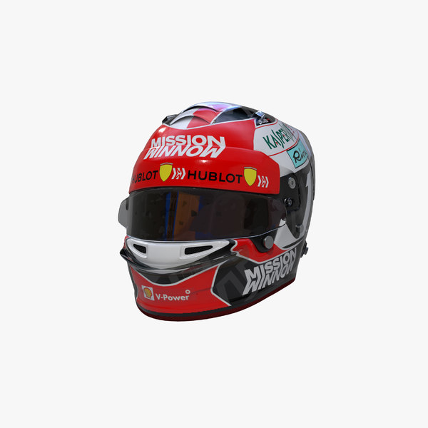 Modello 3D Casco Leclerc 2019 - TurboSquid 1443381