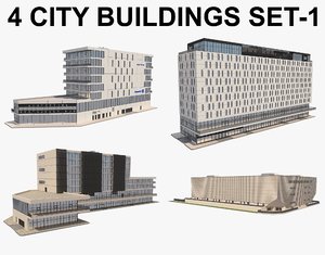 3D city building model